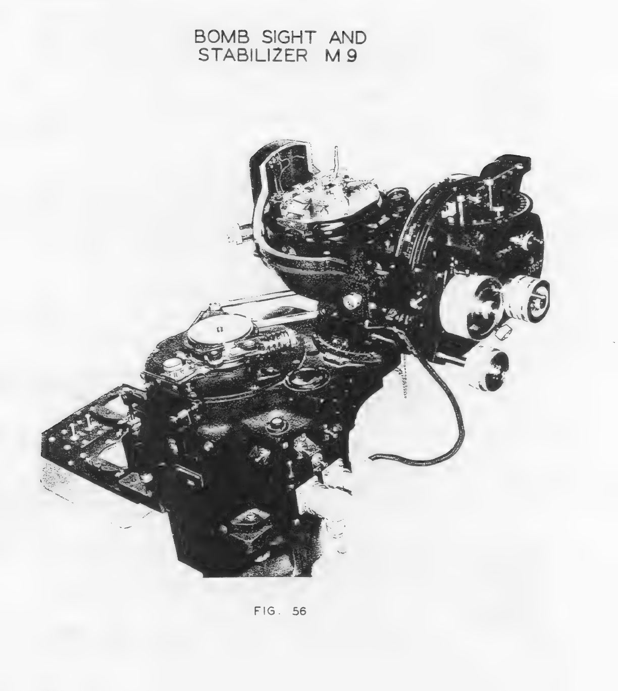 Bomb sight and stabilizer M-9; source illustration on printed page 172