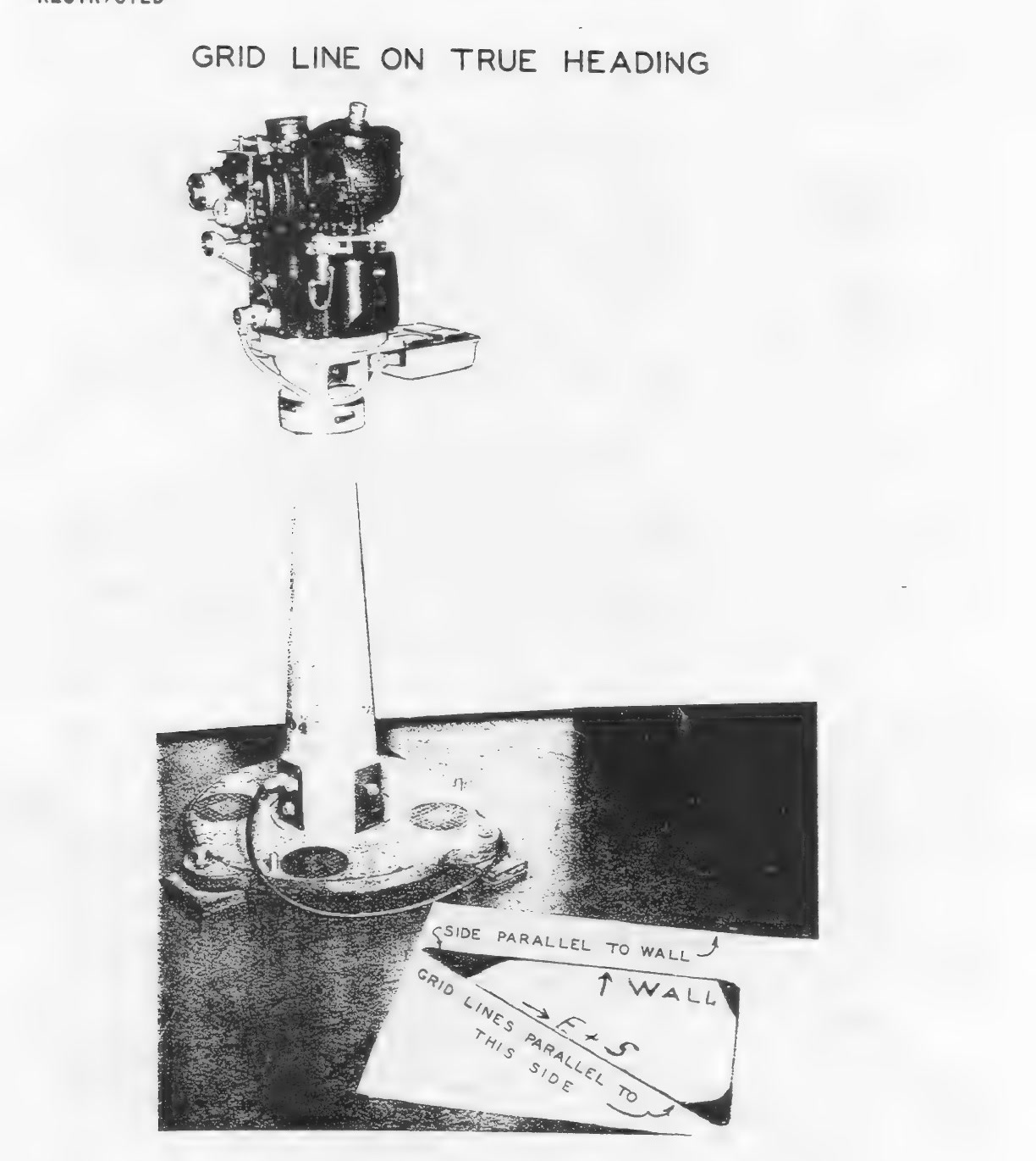 Grid line on true heading; source illustration on printed page 182