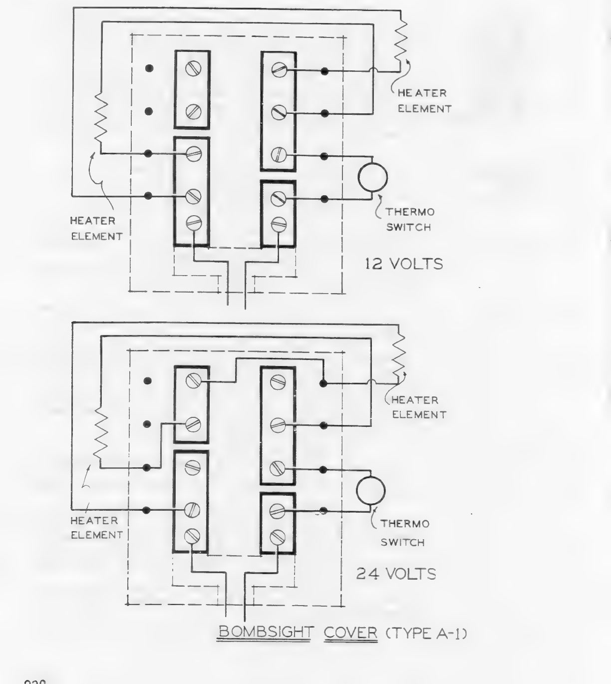 Heater element circuit; source illustration on printed page 230